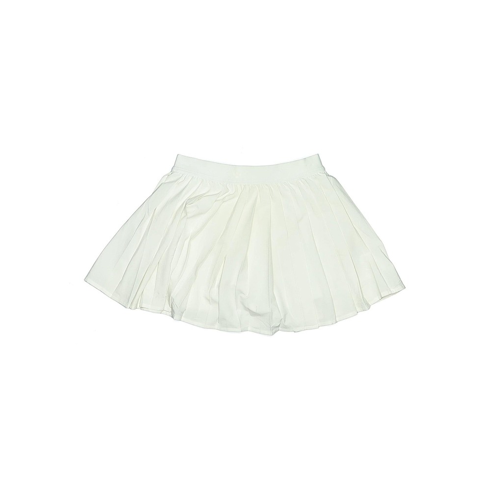 Lululemon White Pleated Tennis Skirt Size 4 Activewear Mini Skirt - Picture 2 of 16